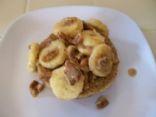 Image of Dessert -cake -banana Caramel Nut Cake With Bananas Foster Topping, Spark Recipes