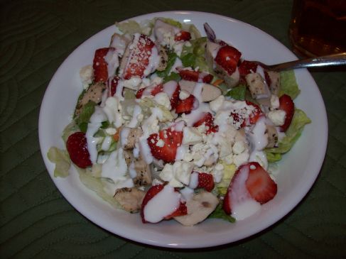 Strawberry Feta Chicken Salad