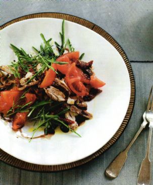 Cinnamon Chicken with Tomato & Fig Salad