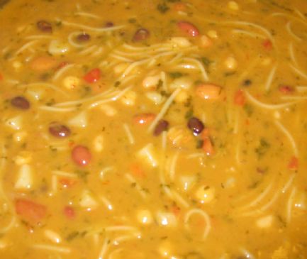 Image of Jen's 3-bean Mish-mash Mexican Soup, Spark Recipes