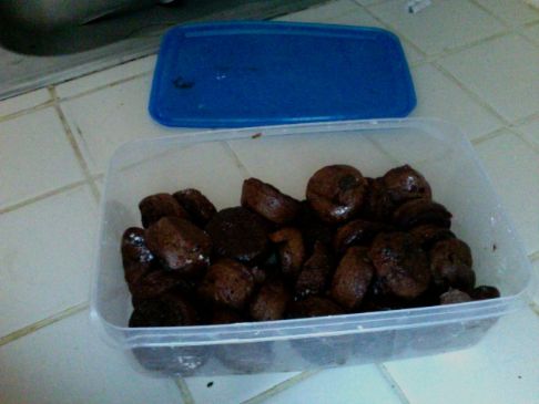 Mocha Chip Brownie Bites