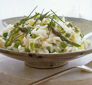 Image of Asparagus And Pea Risotto, Spark Recipes