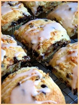 Chocolate Chip Fiber One Scones