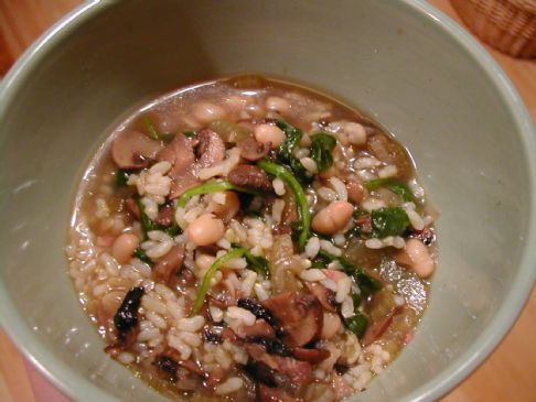 Image of Vegetarian Mushroom & Bean Soup, Spark Recipes