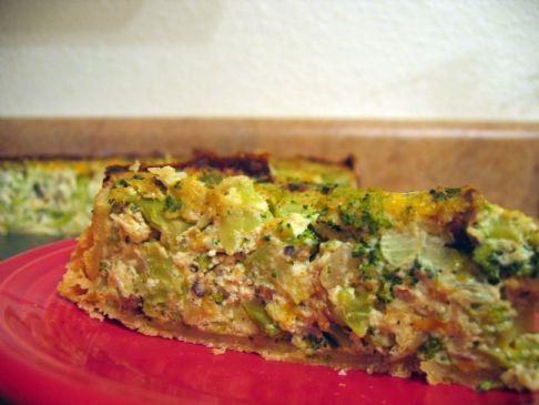 Tofu Broccoli Quiche