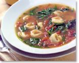 Tortellini, Spinach, and Tomato Soup