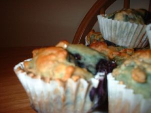 Image of Blueberry Bran Yogurt Muffins, Spark Recipes