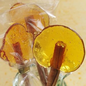 Burnt-Sugar Lollipops
