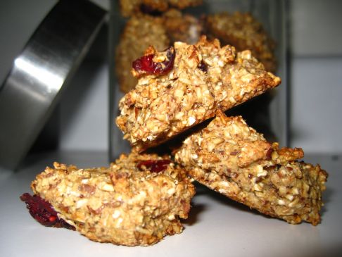Vegan Steel-Cut Oatmeal Craisin Cookies