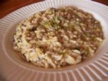 Mushroom and Leek Brown Rice