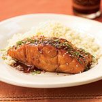 Bourbon Glazed Salmon