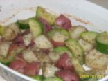 Roasted Red Potatoes & Zucchini