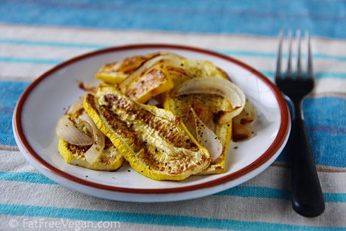 Image of Ridiculously Easy Roasted Yellow Squash And Onions, Spark Recipes