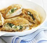 Image of Spinach, Feta, Ricotta Stuffed Chicken, Spark Recipes