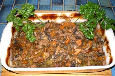 Image of Kangaroo And Mushroom Casserole, Spark Recipes