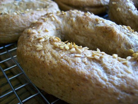 Image of Maple Flax Seed Bagels, Spark Recipes