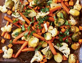 Image of Roasted Winter Vegetables With Rosemary, Spark Recipes